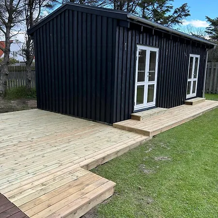 Black Wooden Summer House By The West Coast Løkken